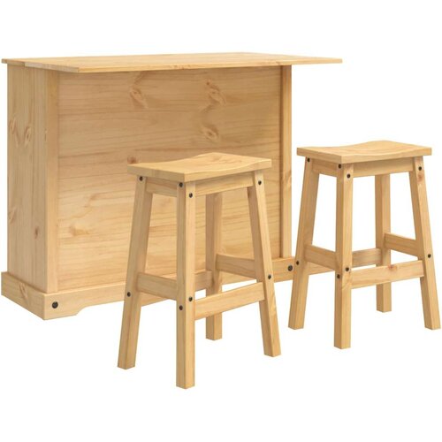  Kuhinjski otok komplet s predalom Corona 3 pcs Medeno voskasta, (5000288021) Cene