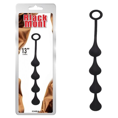  Analne kuglice Anal Penetrator S, 33cm, Crne Slike