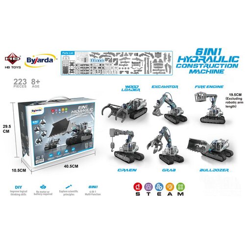  Set of Vehicles to Assemble 6in1 223el. Cijene