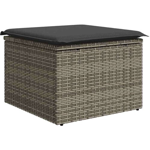 vidaXL 6-dijelni set vrtnih sofa od poliratana s jastucima sivi Cijene