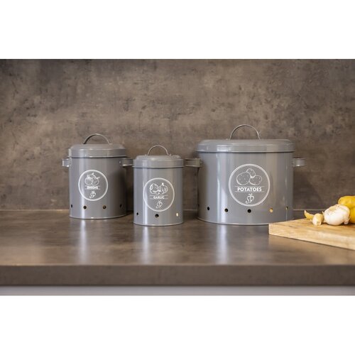 Esschert Design Jeklena posoda za shranjevanje krompirja Secret Du Potager &amp;ndash; Slike