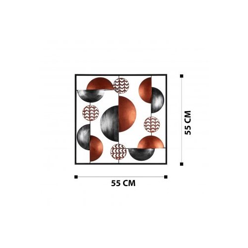 Wallxpert CH101 4 Zidna dekoracija Aurora, 55x55cm Slike