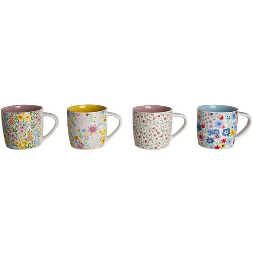 Alpeks Home ALPEKSHOME, PASTELNE ROŽICE, LONČKI H BOX, 300 ML, 4 KOS, (5000194509) Cene