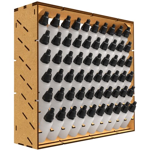 Green Stuff World Modular Paint Rack - VERTICAL 60x17ml | Organizator za Boje 60x17ml Slike