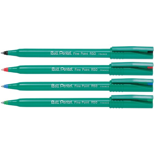 Pentel roler R50, črn - Recycology, (21656093) Cene