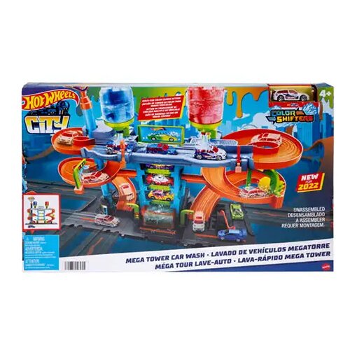 Mattel Hot Wheels - Mega avtopralnica set 2022 - Slike