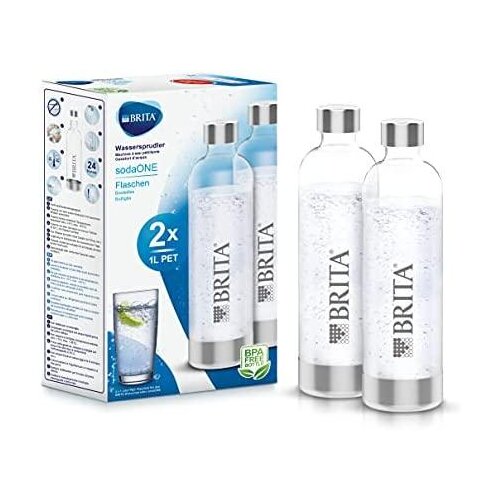 Brita Steklenici SodaOne komplet 2 prozorna 1L, (5000119535) Cene