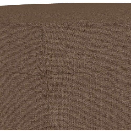  4-dijelni set sofa s jastucima smeđi od tkanine Slike