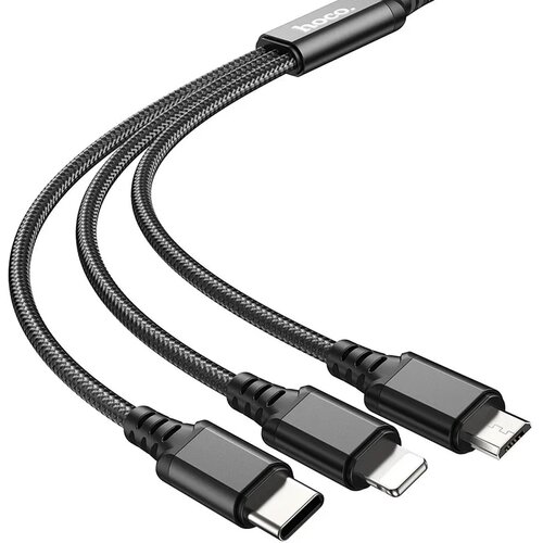 hoco. Kabal USB-A na Lightning USB-C Micro USB 3u1 1m Cijene
