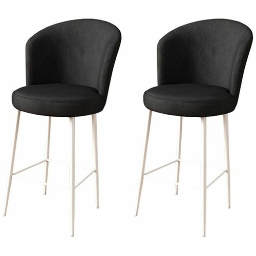HANAH HOME fora - black, white blackwhite bar stool set (2 pieces) Slike