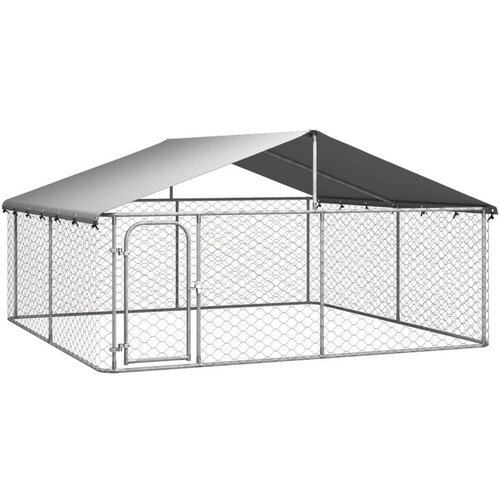  Vanjski kavez za pse s krovom 300 x 300 x 150 cm Cijene