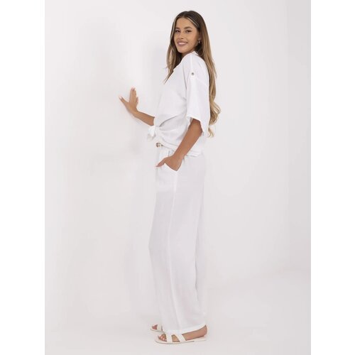 Italy Moda Trousers-MI-SP-6560.73P-white Slike