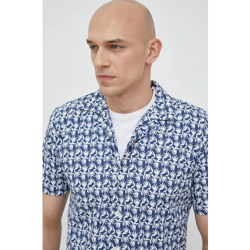 North Sails Pamučna košulja za muškarce, boja: tamno plava, regular