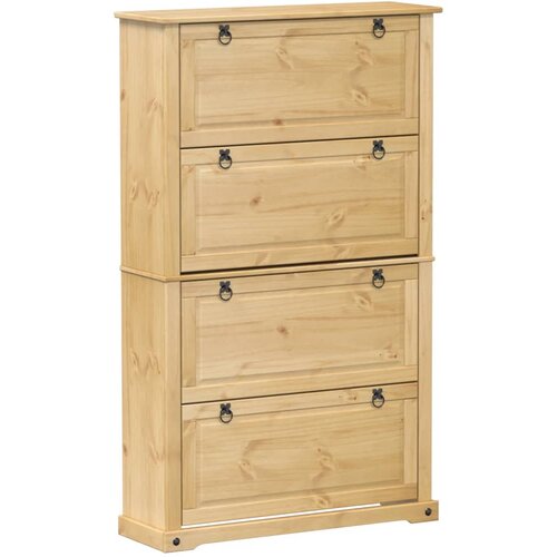 Maison Chic Omarica za obutev - Kopa za čevlje Corona 99x32x163,5 cm trdna borovina, (21776308) Slike