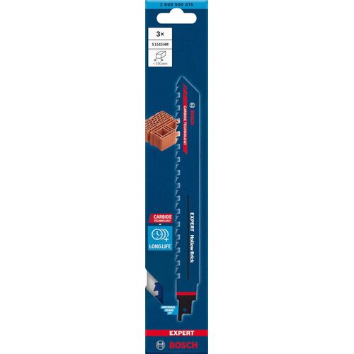 Bosch Expert 2 608 900 415 jigsaw /scroll saw /reciprocating saw blade Sabre saw blade High carbon steel (HCS) 3 pc(s) Slike