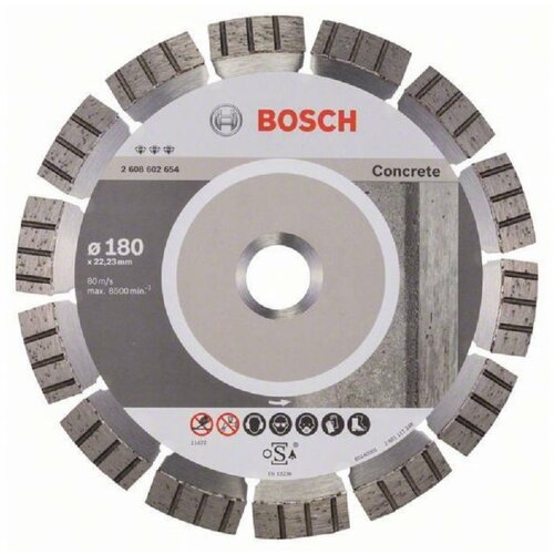 Bosch dijamantska rezna ploča best for concrete 2608602654, 180 x 22,23 x 2,4 x 12 mm Cene