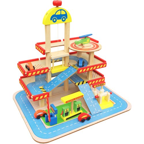 Aga4Kids MR6104 drvena četverokatna garaža Cijene