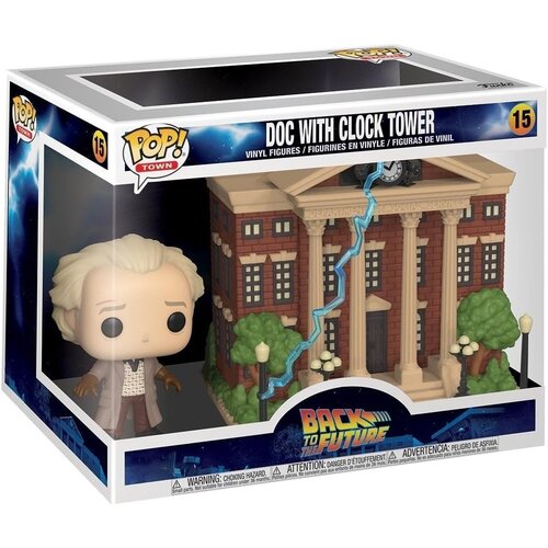 Funko Pop figura Town Nazaj v prihodnost Doc z urnim stolpom Cene