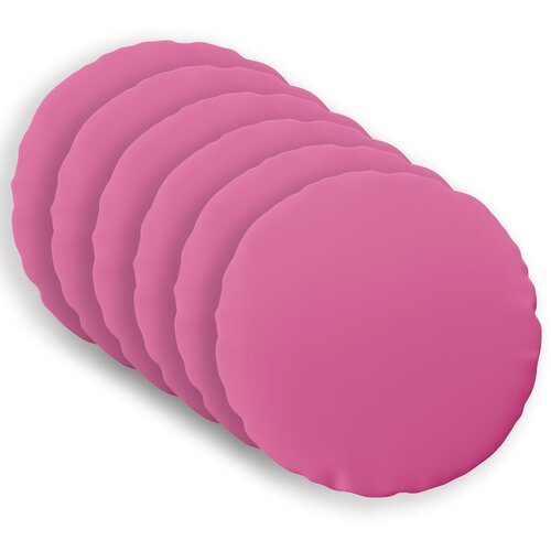  Presvlaka za jastuk 6 pcs HEERLEN Ružičasta Ø 60 cm Poliester Cene