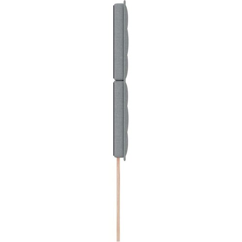  Naslon za glavu Svjetlosiva Tkanina 90 cm Slike