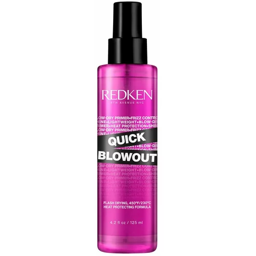 Redken Quick Blowout Lightweight Blow Dry Primer Spray za toplotno obdelavo las 125 ml za ženske