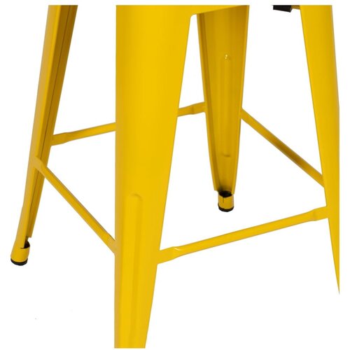 Ixia Rumeni kovinski barski stoli v kompletu 2 ks (vi&amp;scaron;ina sedeža 61 cm) &amp;ndash; Slike
