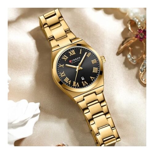 Curren 9095 gold black sat Cene