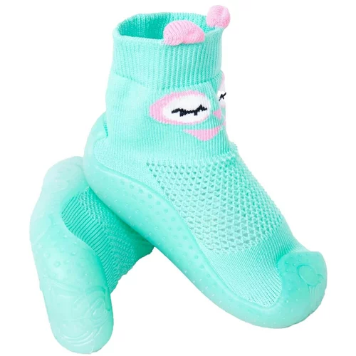 Yoclub kids's baby girls' anti-skid socks with rubber sole OBO-0173G-5000