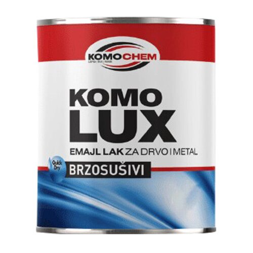 KOMOCHEM Boja emajl za drvo i metal KOMOLUX brzosu&amp;scaron;iva 200ml zelena Slike