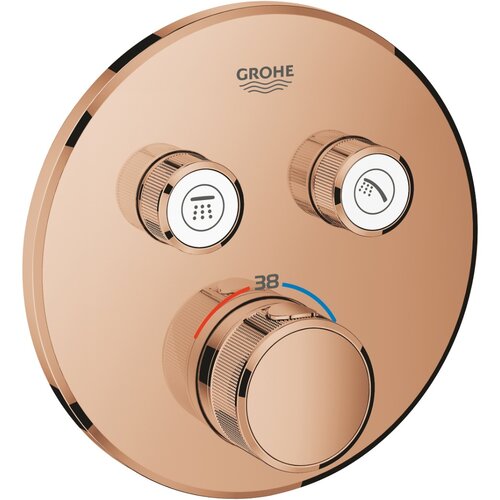 Grohe Grohtherm Smartcontrol me&amp;scaron;ač termo sa 2 f bushed Cool sunrise 29119GN0 Slike