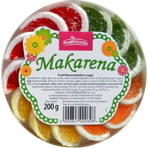 POMORZANKA Žele bombone Makarena, 200g Slike