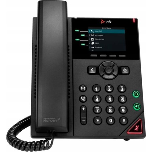HP Poly VVX 250 4-Linijski IP Telefon in PoE-omogočen IP telefon Črna 4 linija LCD Cene
