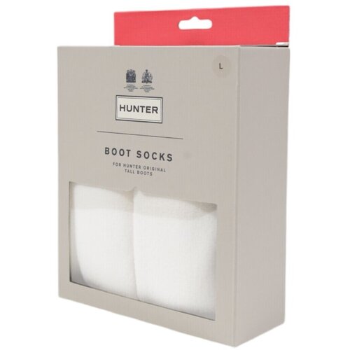 Hunter Nogavice RECYCL FLEECE TALL BOOT UAS3400RCF Bela Slike