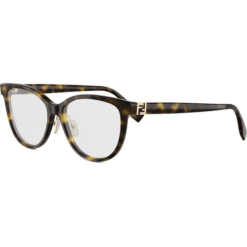 Fendi Forever Havana Round Eyeglasses ONE SIZE (55) Havana/Kristalna Slike