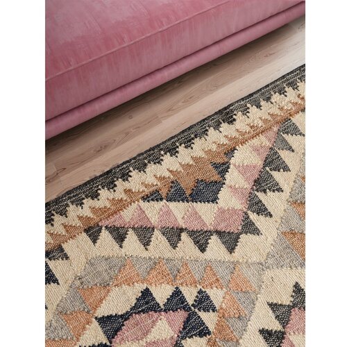 Elle Decoration Siva ručno rađena jutena staza 80x200 cm Roya Parsa &amp;ndash; Slike