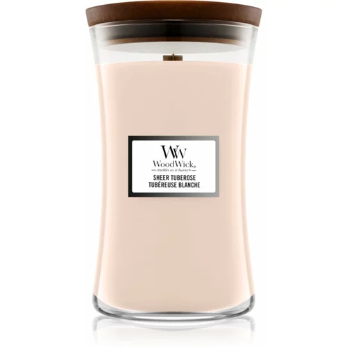 WoodWick Sheer Tuberose mirisna svijeća 609,5 g