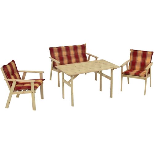 Gardenson vrtni set sylt, 4-Delno, masivno Cene