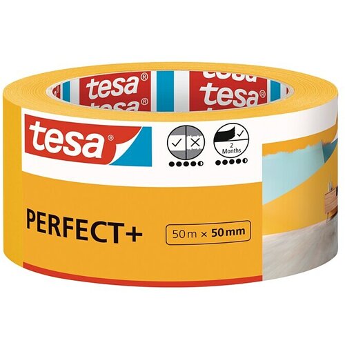 Tesa Ljepljiva krep traka Perfect+ (50 m x 50 mm) Slike