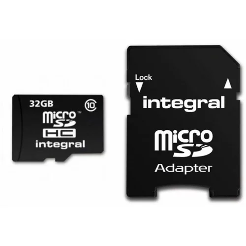 Integral Spominska kartica Micro SDHC, 32 GB + adapter