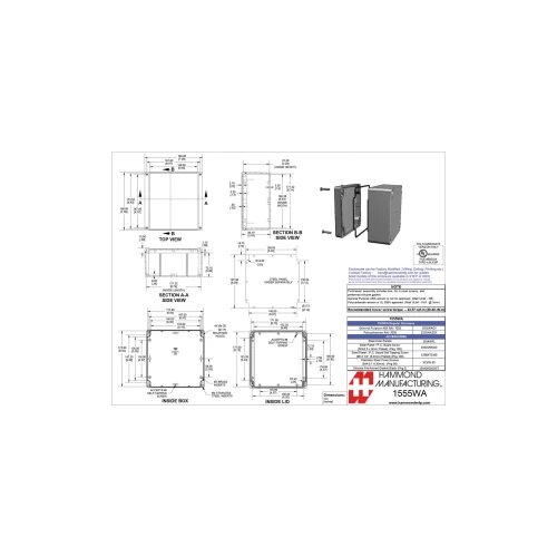 Hammond Electronics 1555 ABS Univerzalno kućište ABS Siva 1 ST Cijene