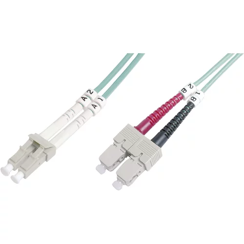 Digitus DK-2532-05/3 steklena vlakna optična vlakna priključni kabel [1x LC-vtič - 1x moški konektor SC] 50/125 µ Multimode OM3 5.00 m, (20434999)
