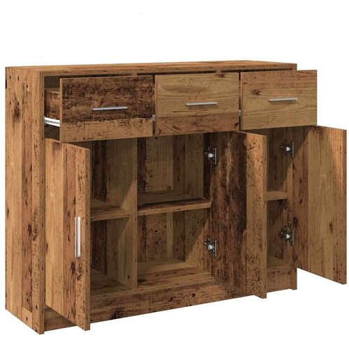 VidaXL Komoda Staro drvo 91x28x75 cm Konstruirano drvo Slike