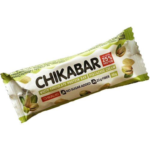 Bombbar Chikabar proteinska čokoladica - Pistaći 60g Slike
