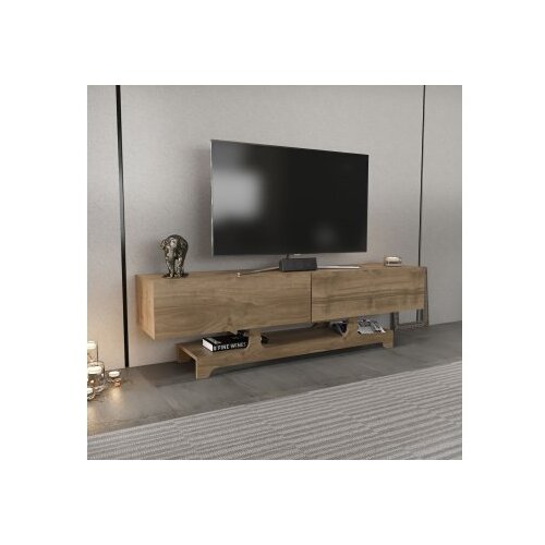 Hanah home tv polica tera walnut Slike