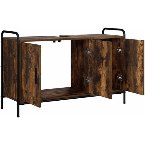  Kupaonski ormar Dimljeni hrast 95 x 34 x 61 cm Slike