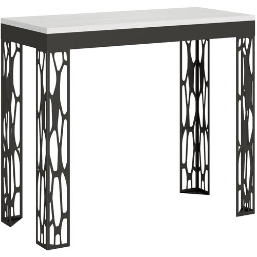 Ityhome 90 x 77 konzolna miza bela, (20847544) Cene