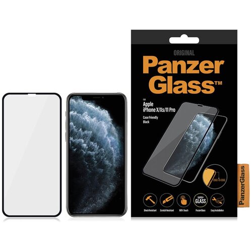 PanzerGlass za&amp;scaron;titno staklo za iPhone X/Xs/11 Pro case friendly black Slike
