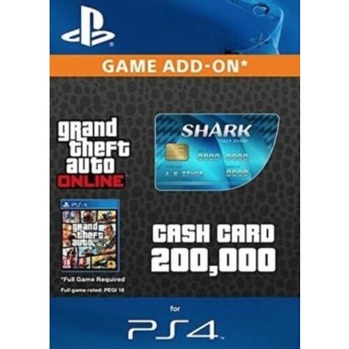 PS4 / PSN Grand Theft Auto Online: Tiger Shark Cash Card (PS4) PSN Key EUROPE Cene