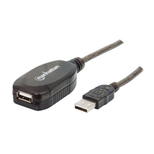 Manhattan 150248 USB-A M/F 2.0/480Mbps/produžni aktivni/10m Kabl Slike