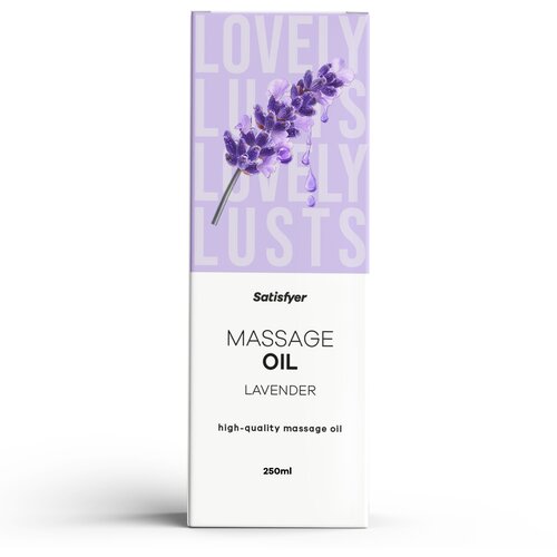 Satisfyer High-Quality Massage Oil Lavender 250ml Slike